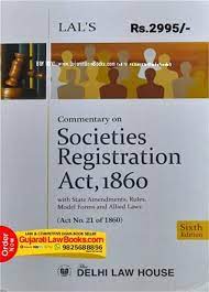 Commentary on Societies Registration Act, 1860